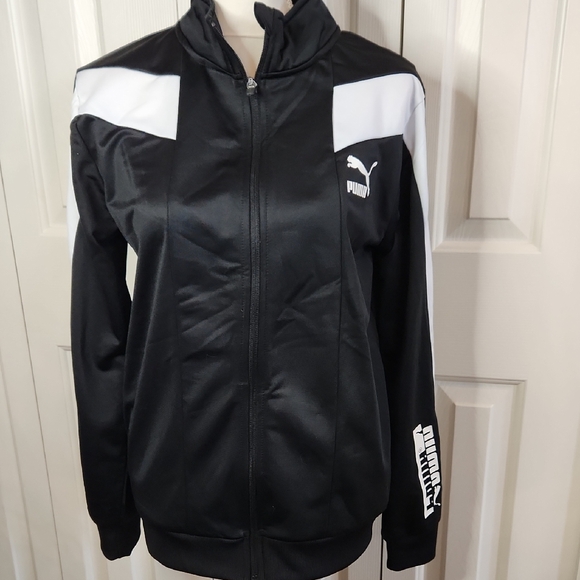 Puma Jackets & Blazers - Puma Kids Black and White Bomber Jacket, Size XL, 16 - 20